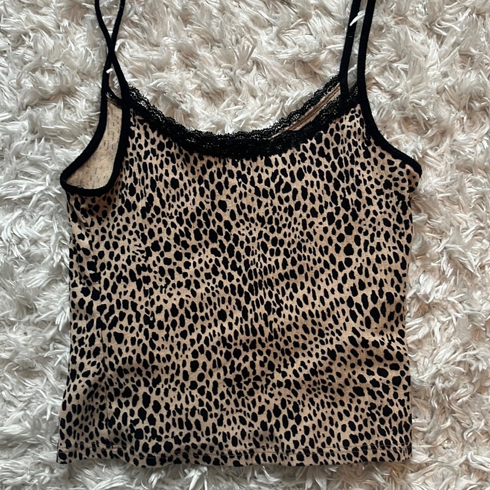 Animal print tank top